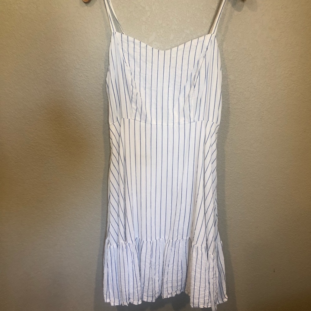 Old navy striped spaghetti strap dress
